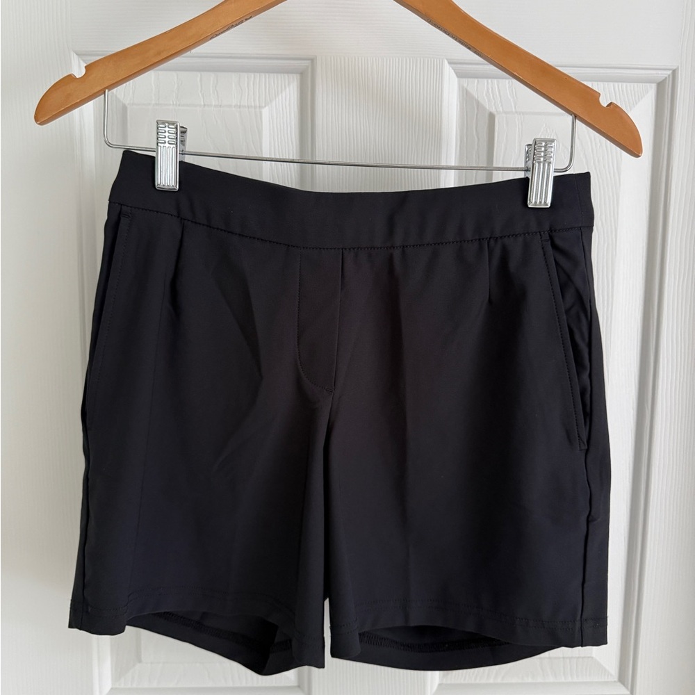 Nike Black Athletic Shorts Lightweight Elastic Waist Golf Shorts